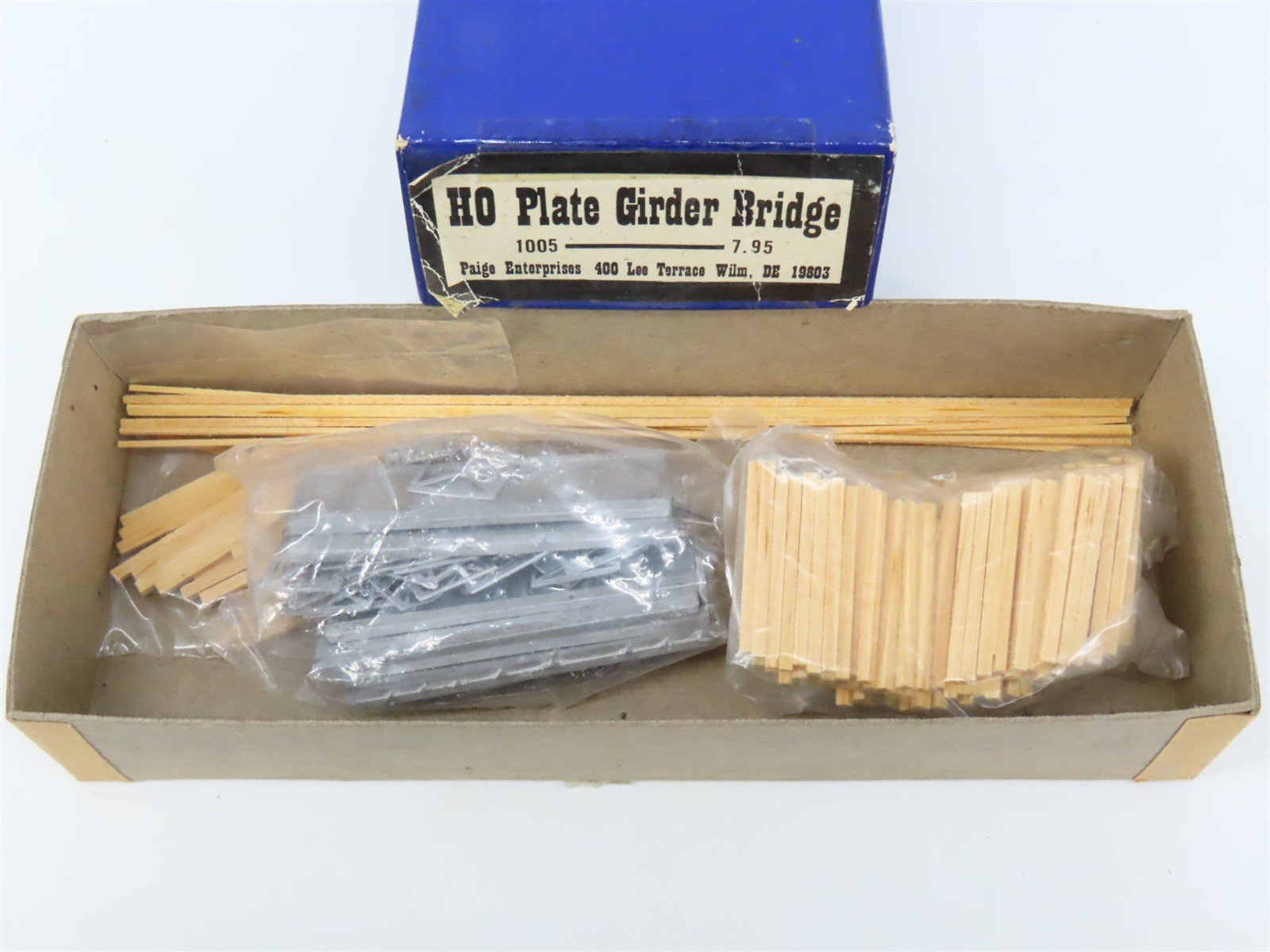 HO Scale Paige Enterprises 1005 Plate Girder Bridge Building Craftsman Kit