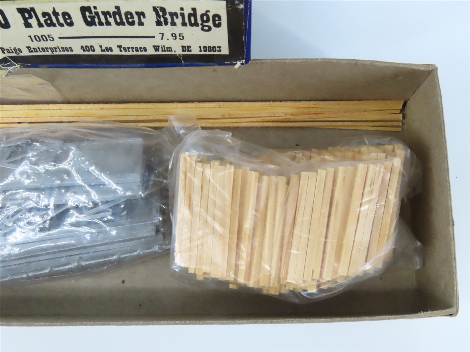 HO Scale Paige Enterprises 1005 Plate Girder Bridge Building Craftsman Kit