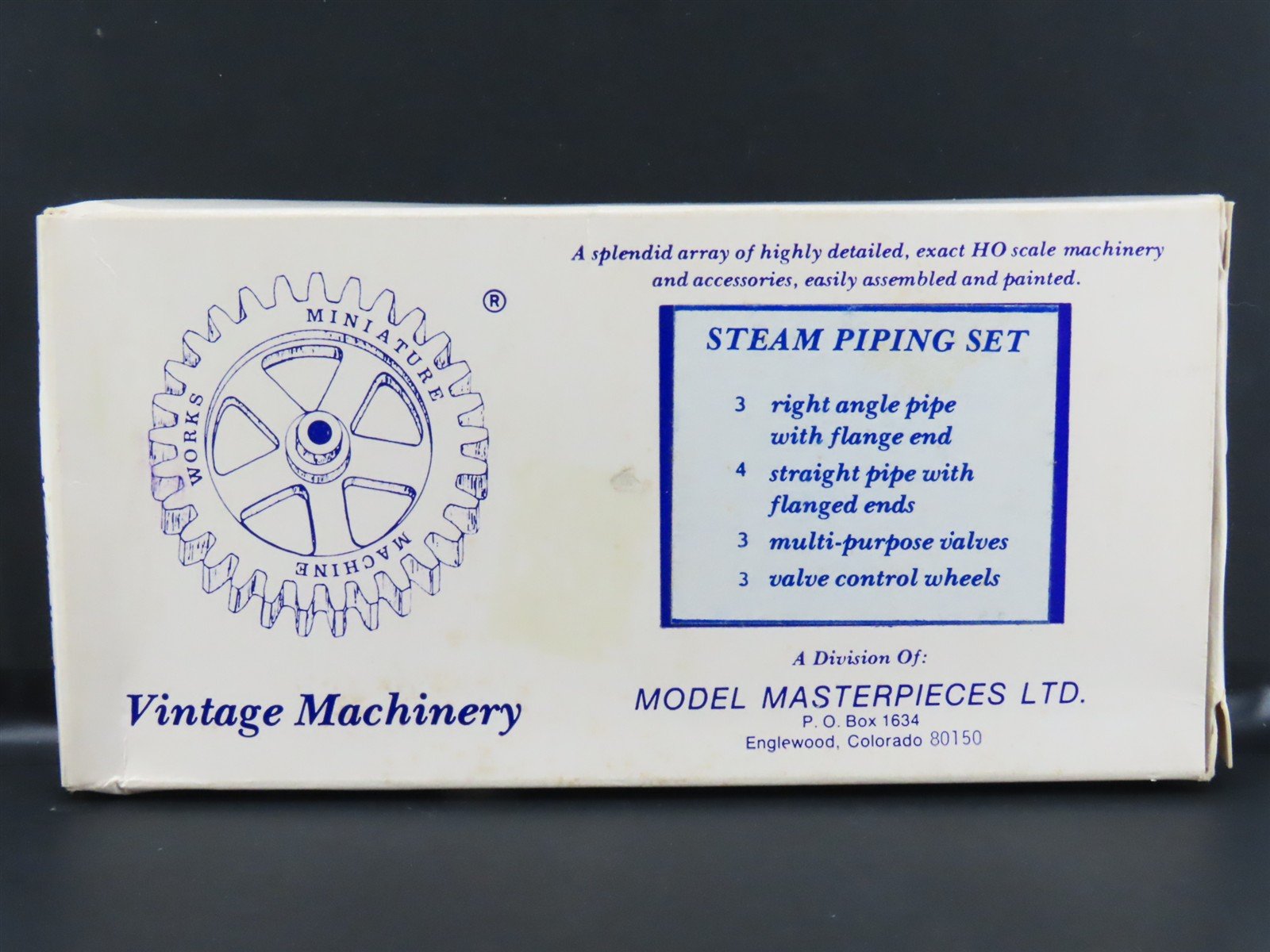 HO Scale Miniature Machine Works 502 Steam Piping Set Kit
