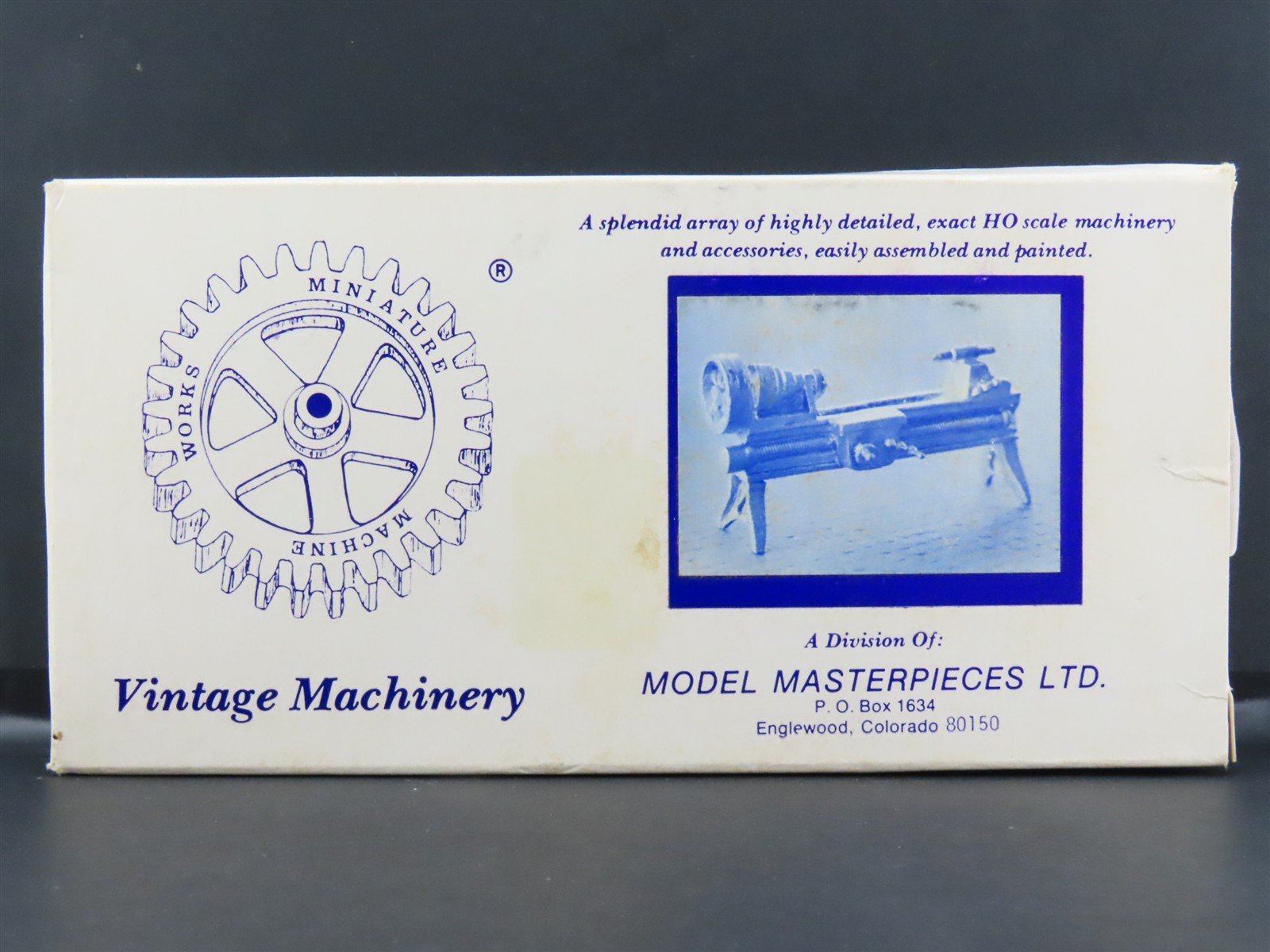 HO Scale Miniature Machine Works 505 Shop Lathe Set Kit