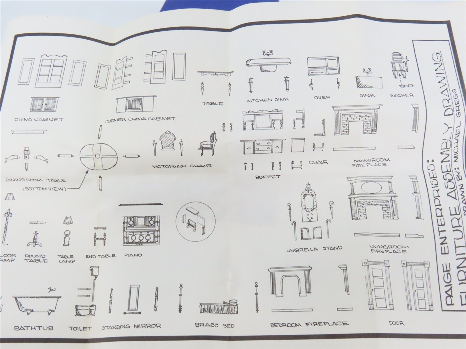 HO Scale Parts Emporium 2710 Bedroom & Bath Building Craftsman Kit