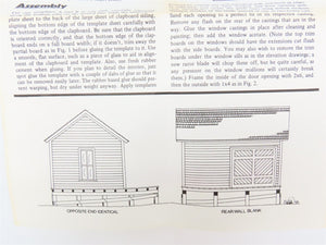 HO The Structure Company 1005 Small Freight House Building Craftsman Kit
