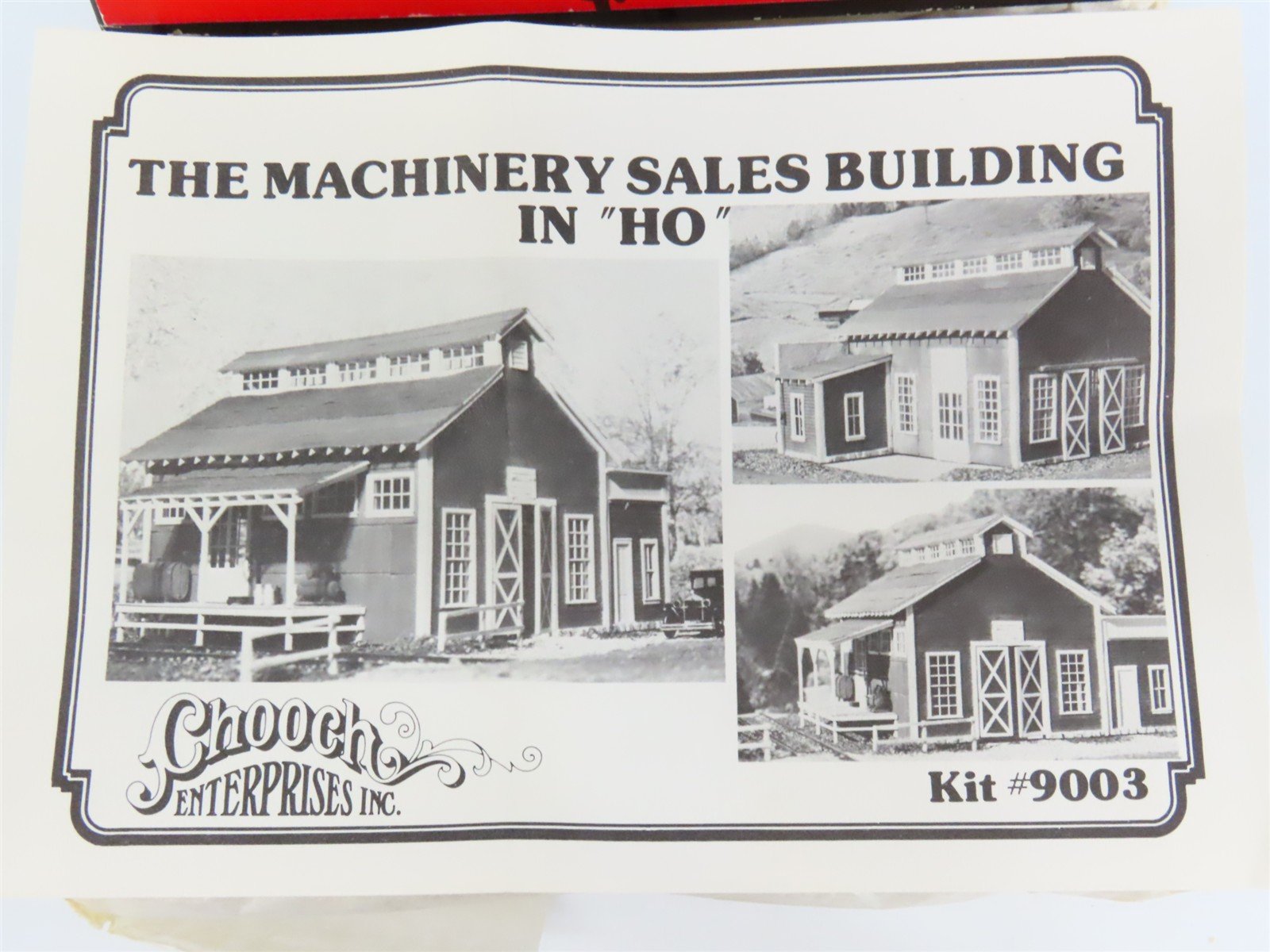 HO Scale Chooch Enterprises 9003 Machinery Sales Building Craftsman Kit