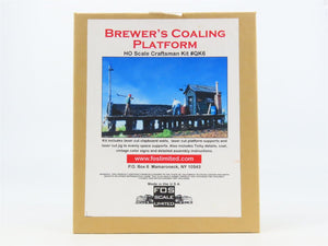 HO Scale FOS Scale Ltd #QK6 Brewer's Coaling Platform Building Craftsman Kit