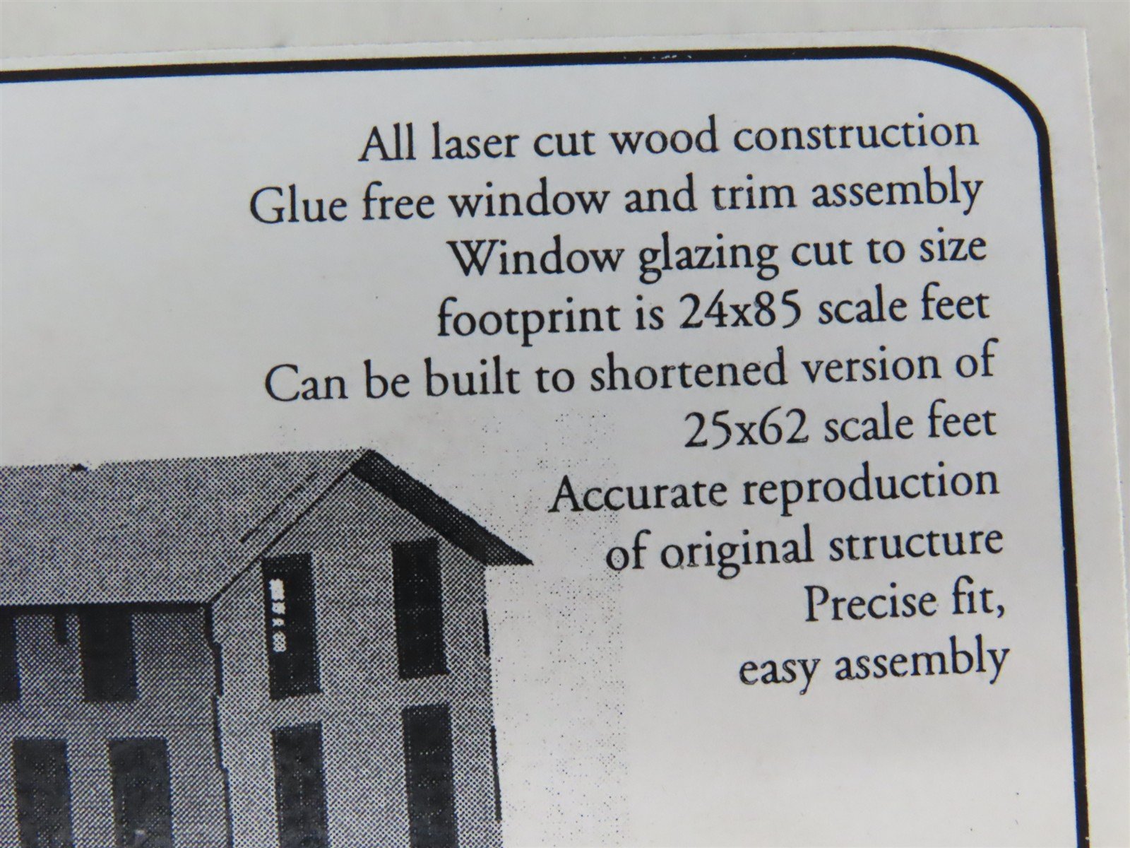HO Scale Tomalco 2083 SOO Line Standard #2 Depot Building Craftsman Kit