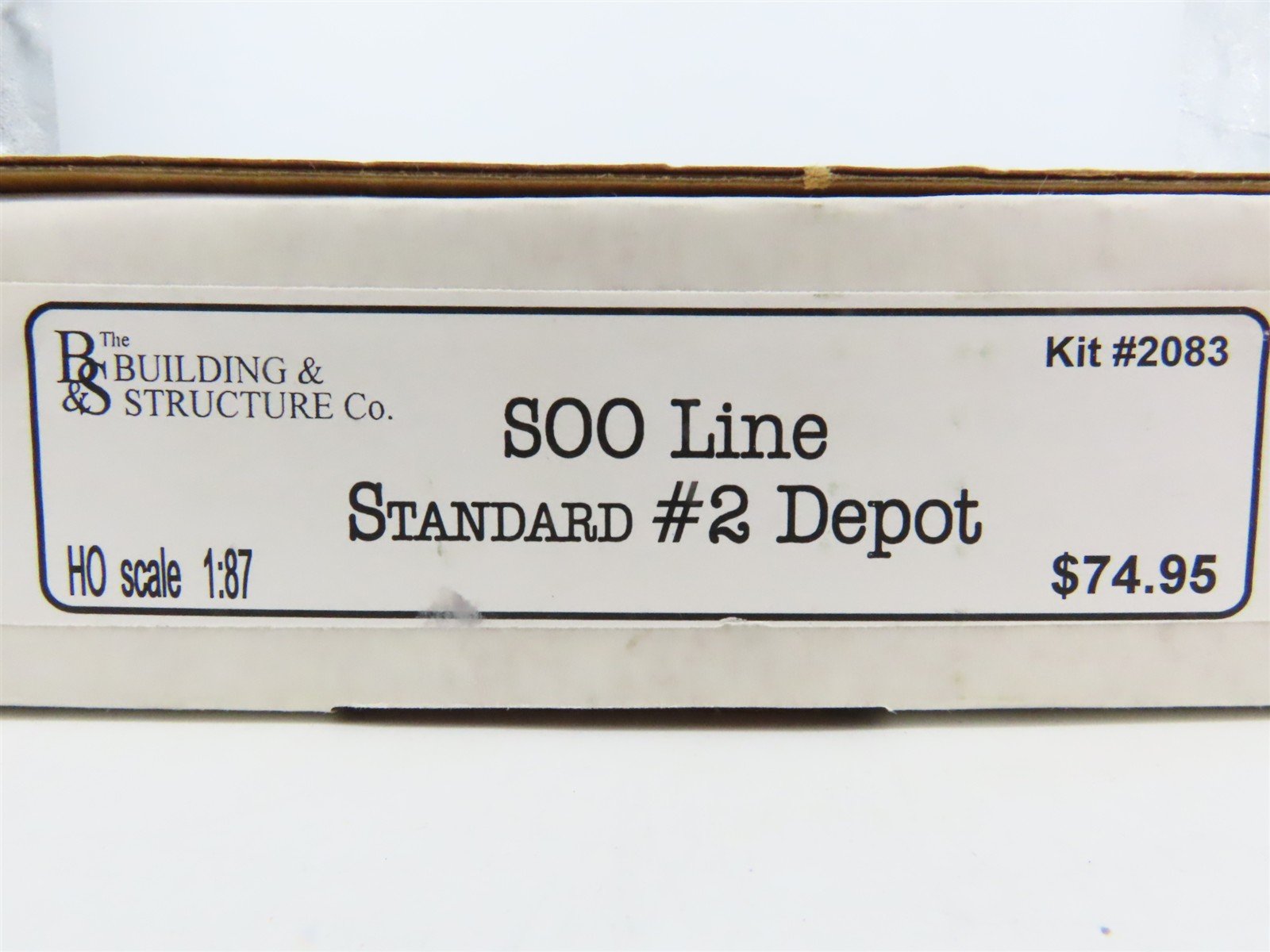 HO Scale Tomalco 2083 SOO Line Standard #2 Depot Building Craftsman Kit
