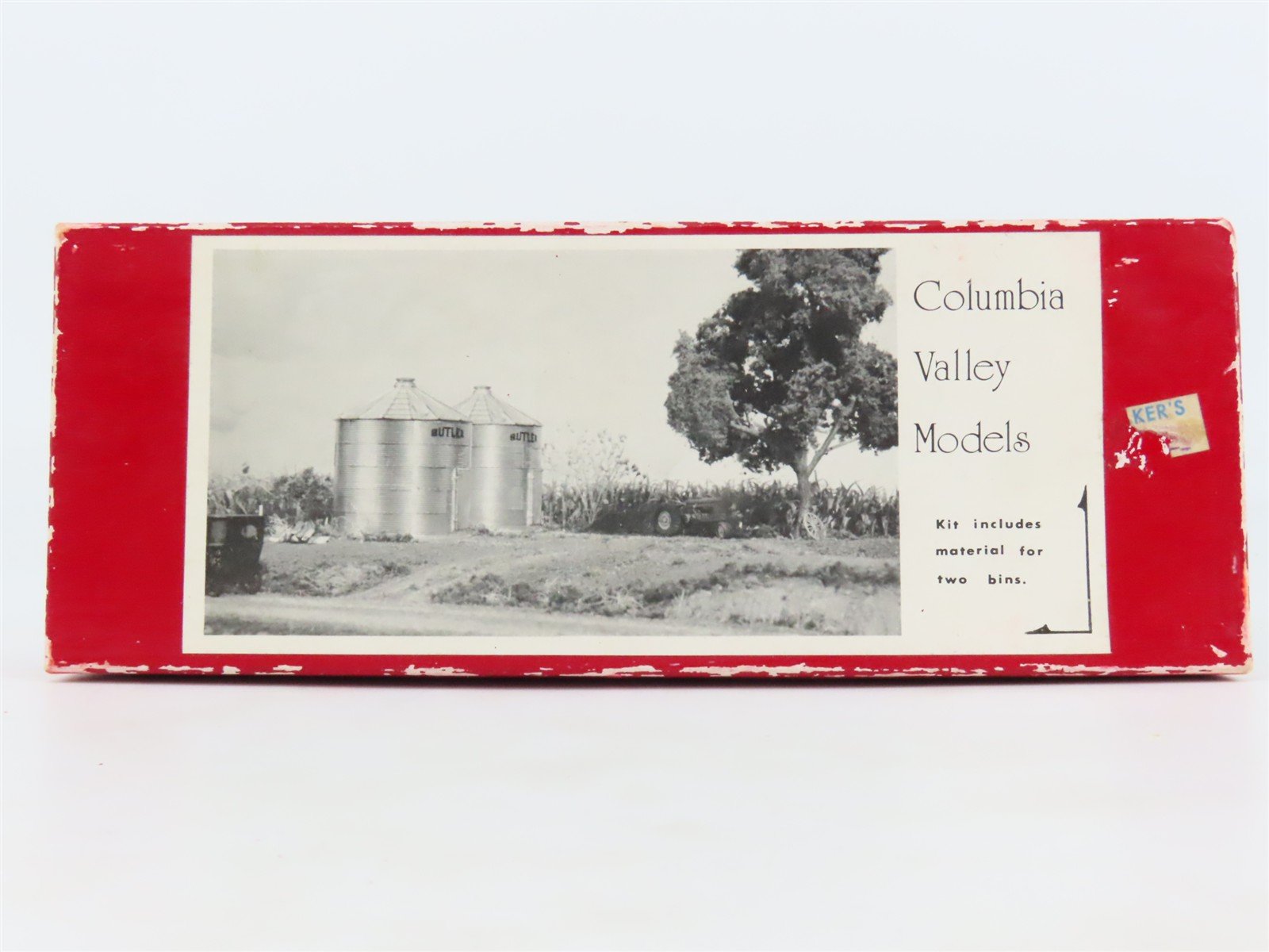 HO Scale Columbia Valley 8704 Grain Bins 2-Pack Building Craftsman Kit