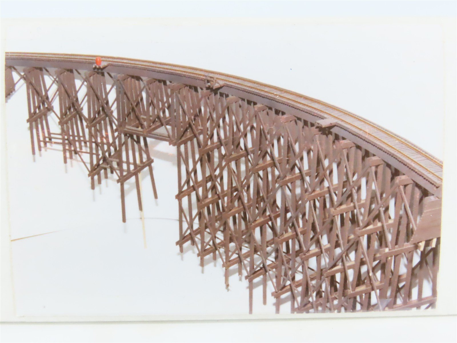 HO Scale JV models 2016 Curved Trestle Bridge Building Craftsman Kit