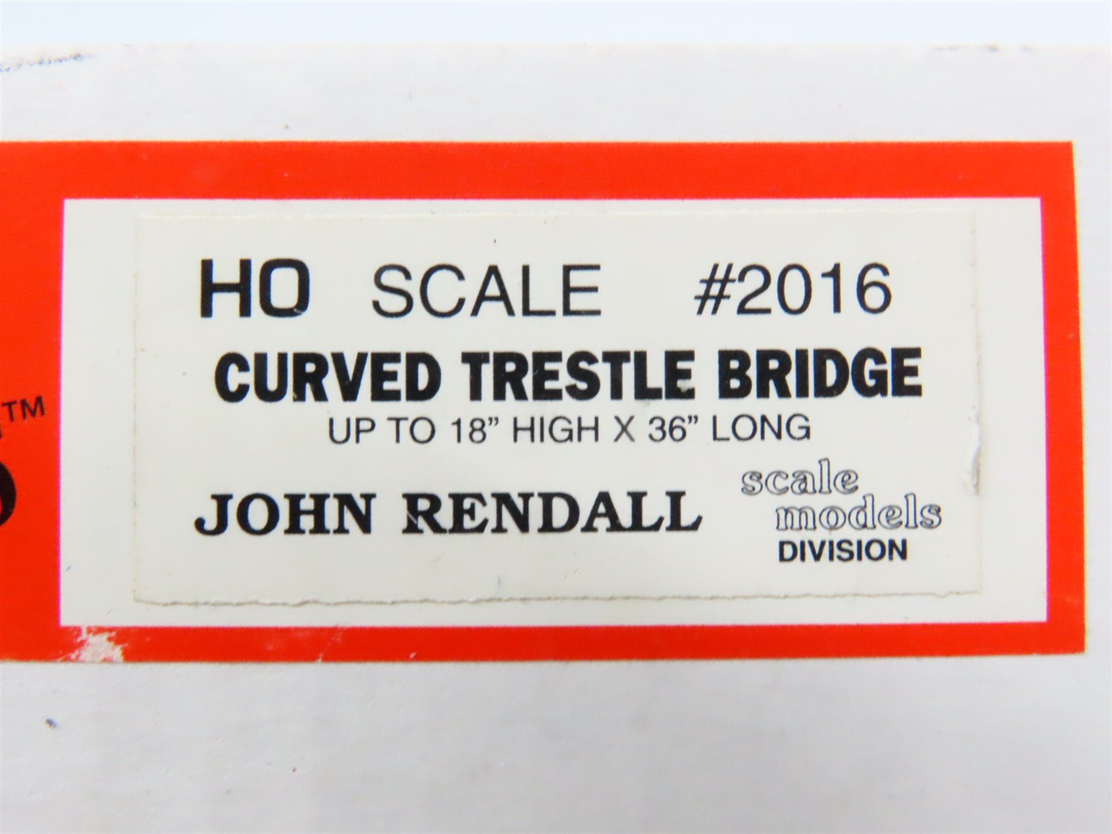 HO Scale JV models 2016 Curved Trestle Bridge Building Craftsman Kit