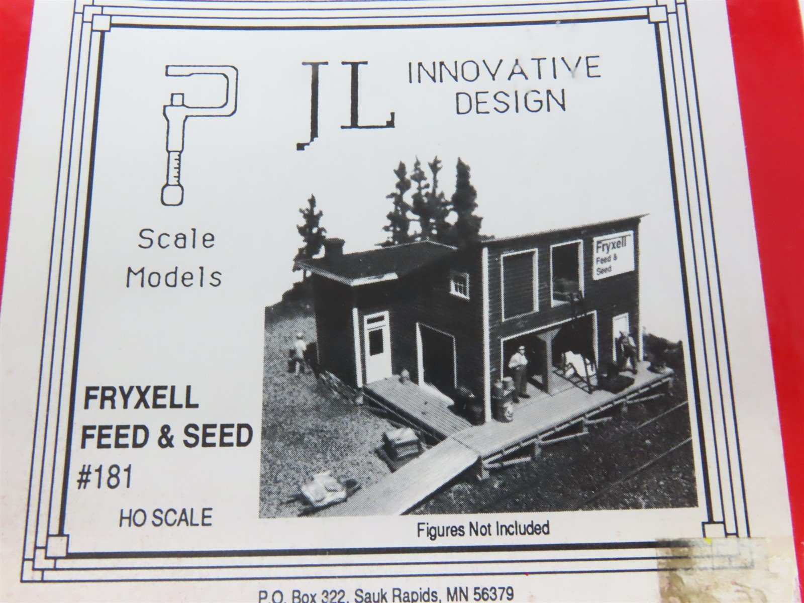 HO 1/87 Scale JL Innovative Design Craftsman Kit #181 Fryxell Feed & Seed
