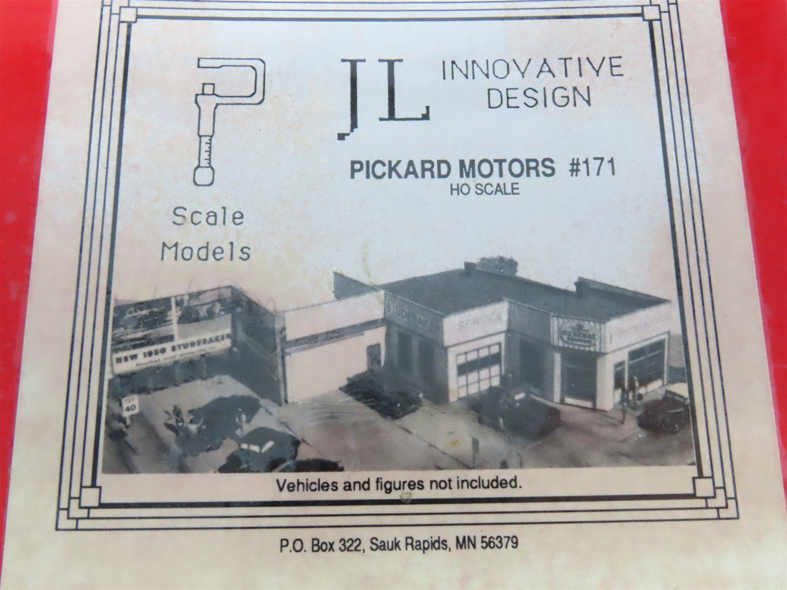 HO 1/87 Scale JL Innovative Design Craftsman Kit #171 Pickard Motors - SEALED