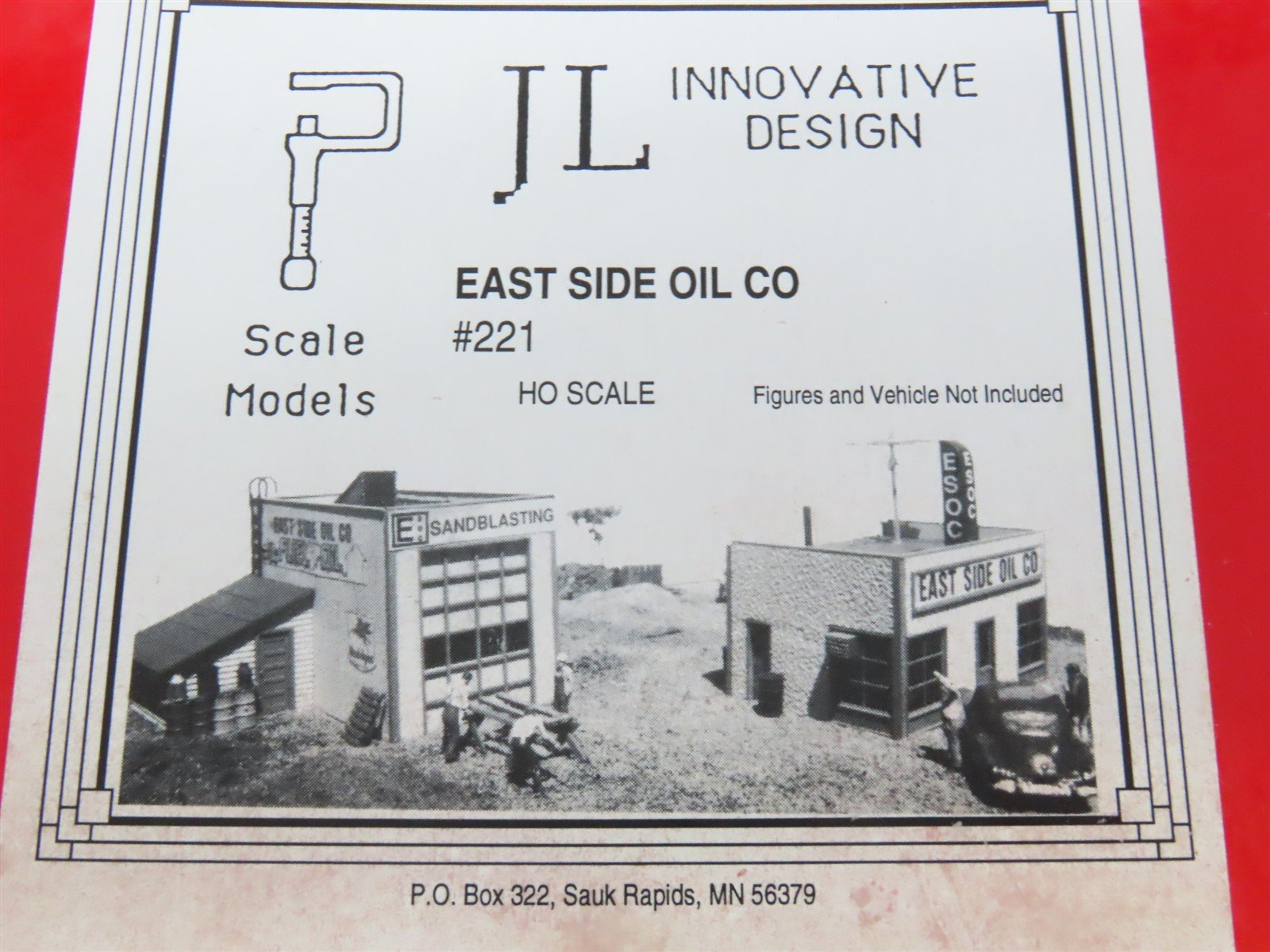 HO 1/87 Scale JL Innovative Design Craftsman Kit #221 East Side Oil Co.