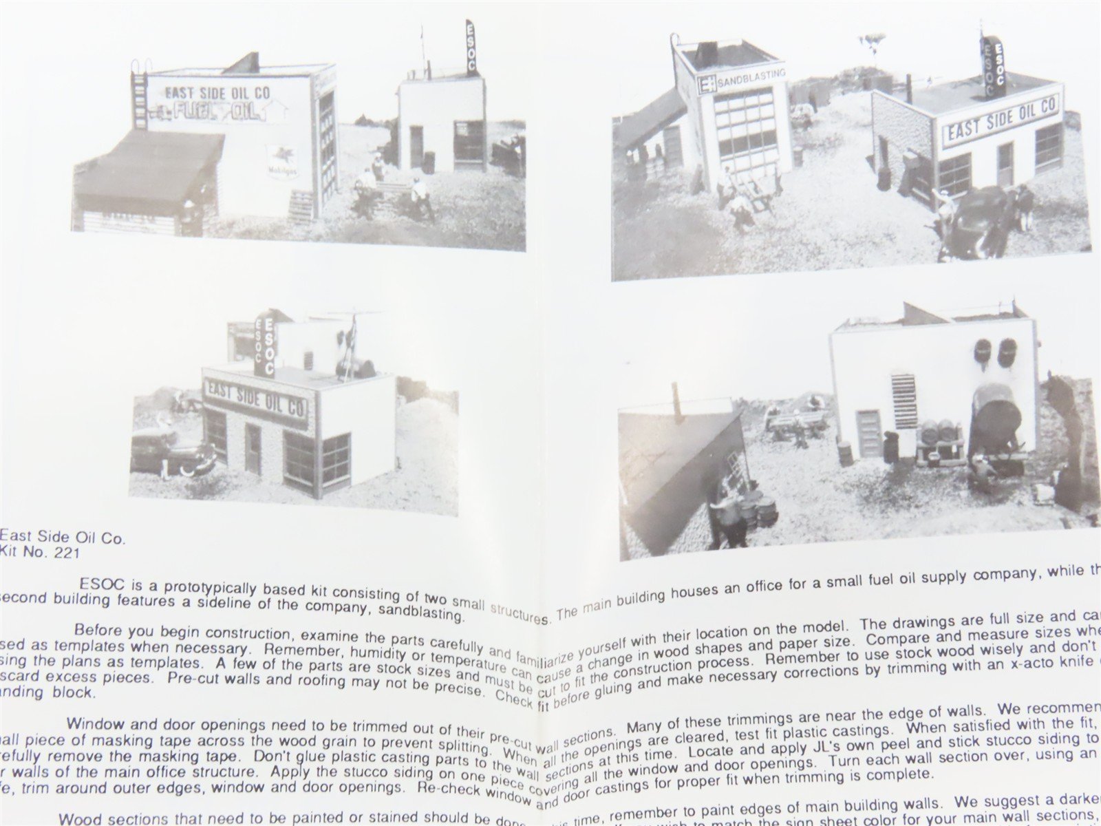 HO 1/87 Scale JL Innovative Design Craftsman Kit #221 East Side Oil Co.