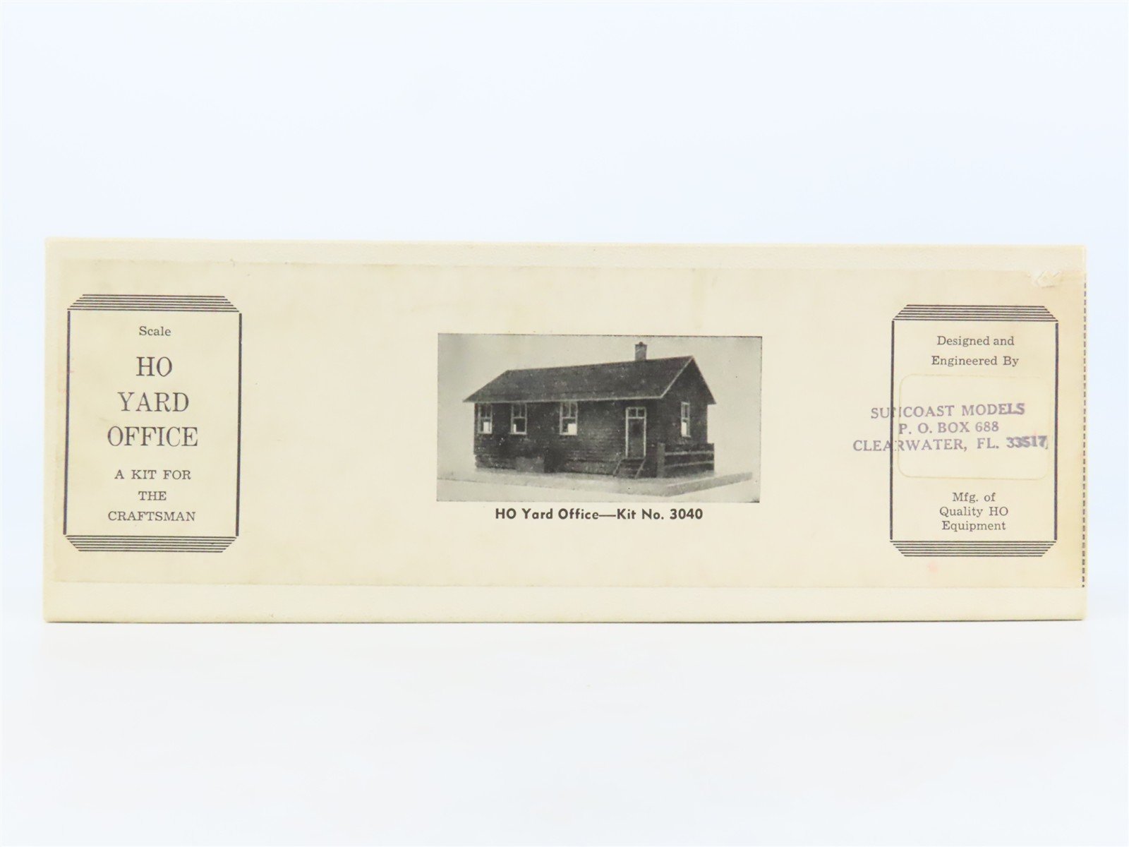 HO 1/87 Scale Suncoast Arvid L. Anderson Craftsman Kit #3040 Yard Office