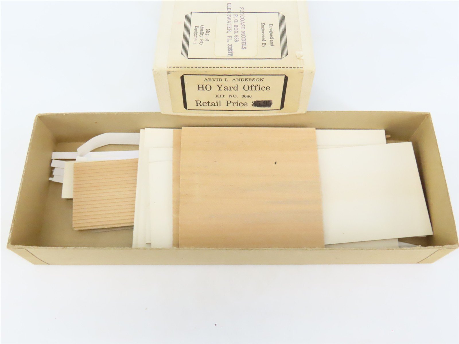 HO 1/87 Scale Suncoast Arvid L. Anderson Craftsman Kit #3040 Yard Office