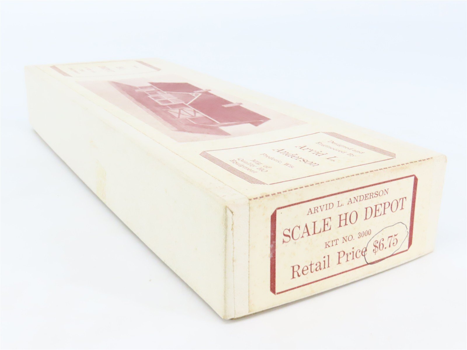 HO 1/87 Scale Arvid L. Anderson Craftsman Kit #3000 Depot