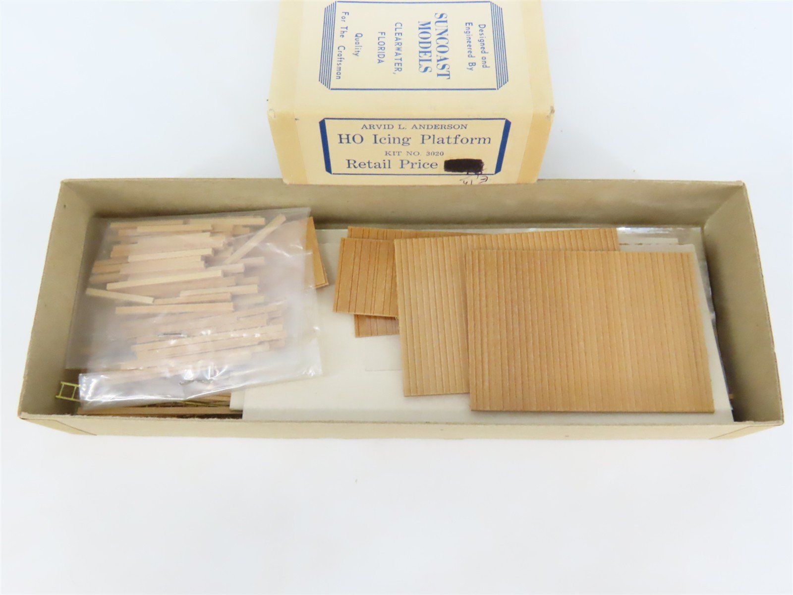 HO 1/87 Scale Suncoast Arvid L. Anderson Craftsman Kit #3020 Icing Platform