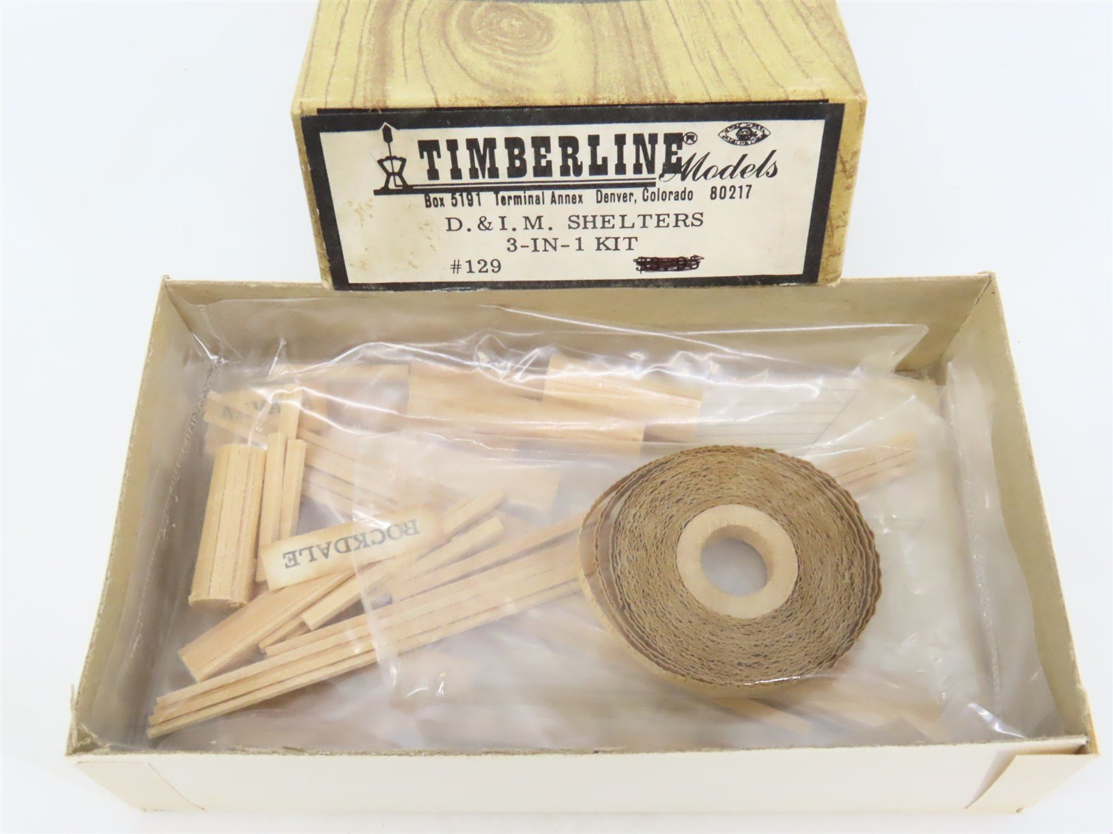 HO 1/87 Scale Timberline Models Craftsman Kit #129 D&IM Shelters