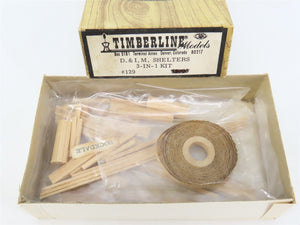 HO 1/87 Scale Timberline Models Craftsman Kit #129 D&IM Shelters