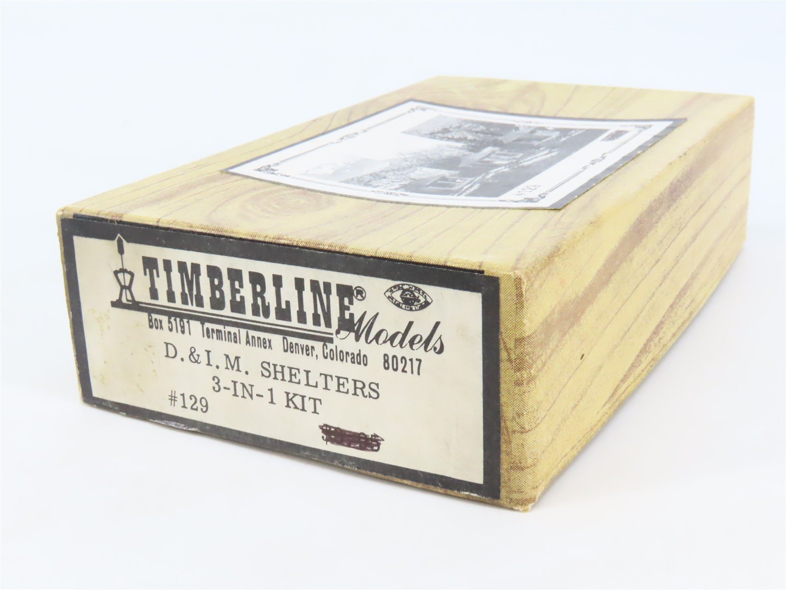 HO 1/87 Scale Timberline Models Craftsman Kit #129 D&IM Shelters