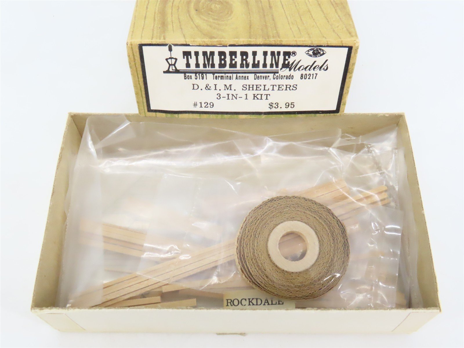 HO 1/87 Scale Timberline Models Craftsman Kit #129 D&IM Shelters