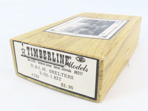 HO 1/87 Scale Timberline Models Craftsman Kit #129 D&IM Shelters