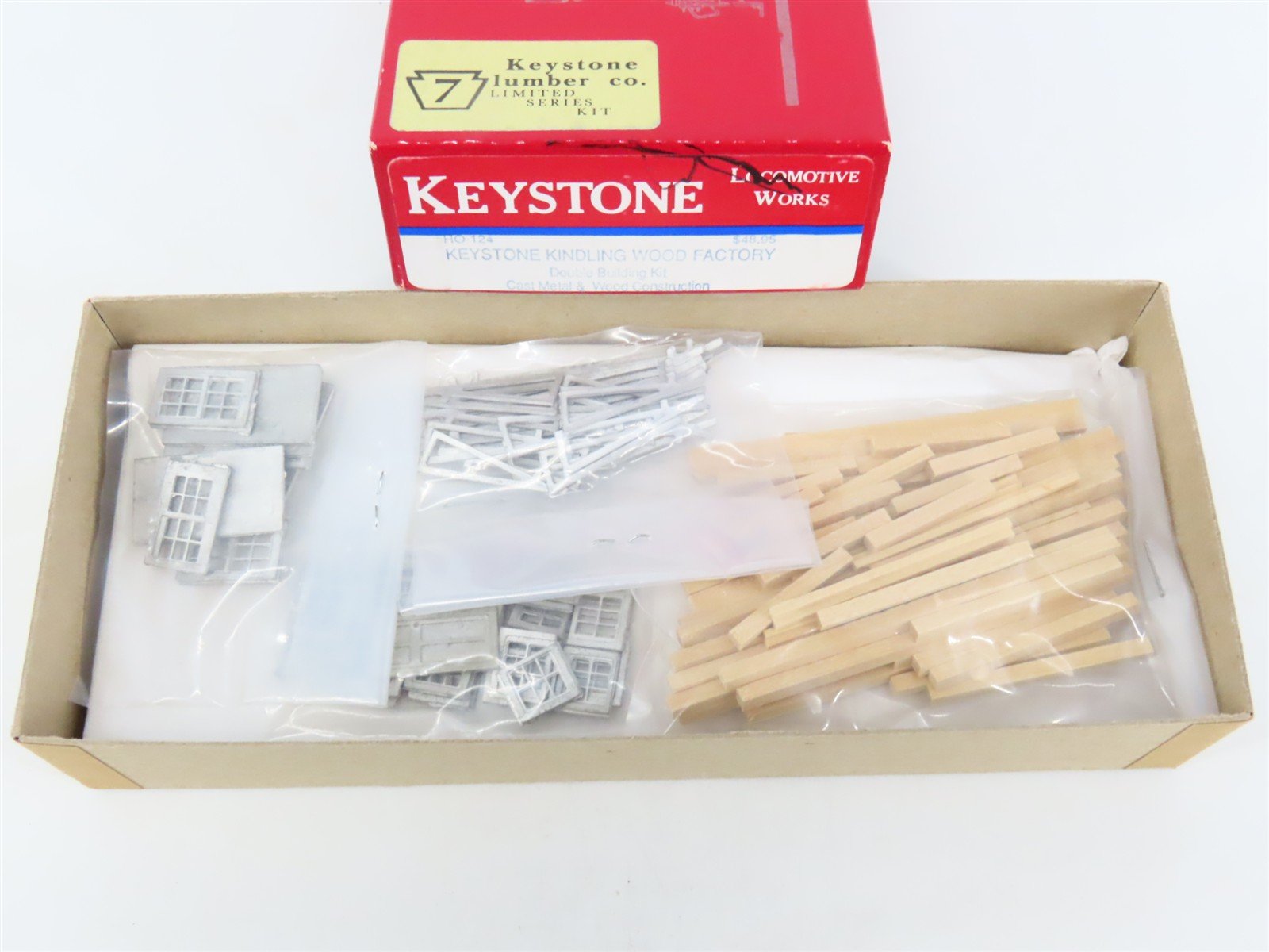 HO 1/87 Scale Keystone Craftsman Kit #HO-124 Keystone Kindling Wood Factory