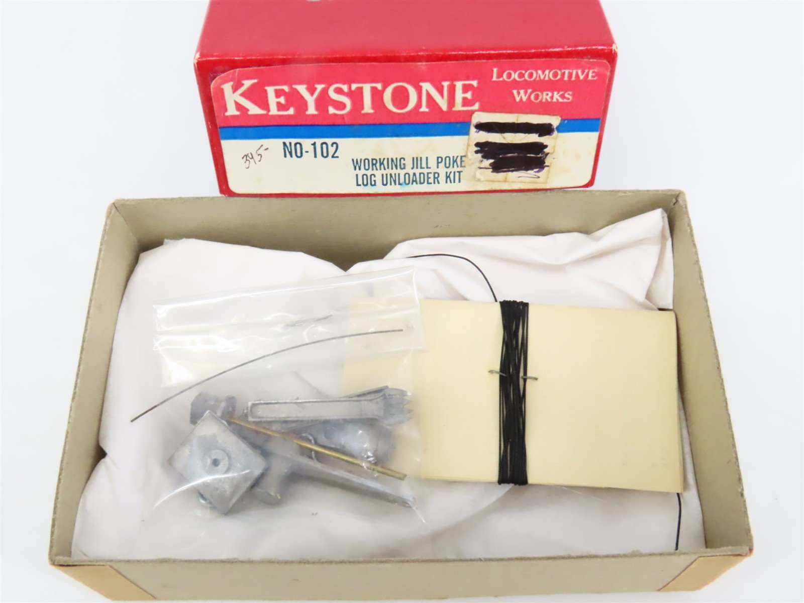 HO 1/87 Scale Keystone Locomotive Works Kit #102 Working Jill-Poke Log Unloader