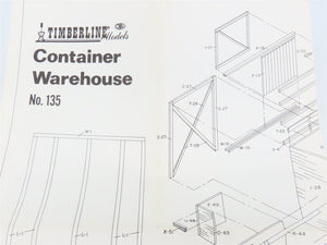 HO 1/87 Scale Timberline Models Craftsman Kit #135 Container Warehouse