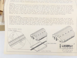 HO Scale American Model Builders LaserKit #704 Lineside Transfer Depot/Warehouse