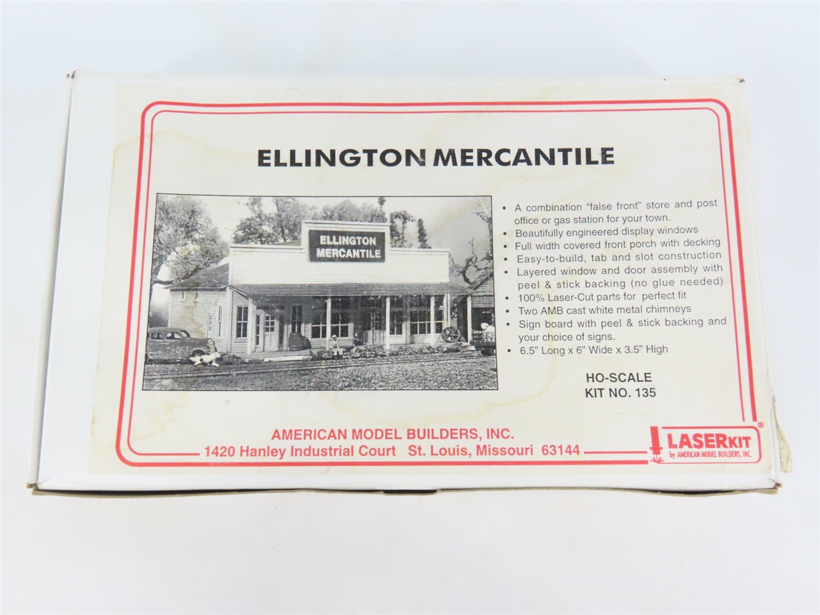 HO 1/87 Scale American Model Builders LaserKit #135 Ellington Mercantile