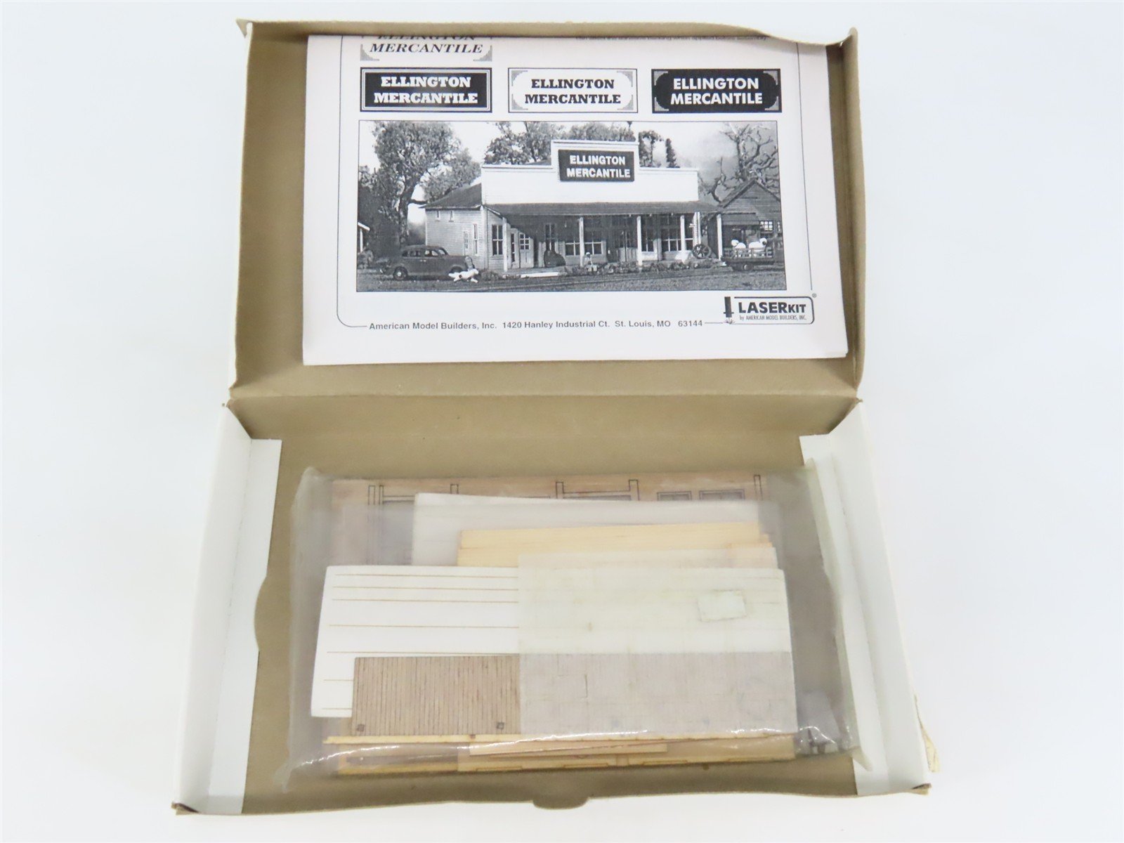 HO 1/87 Scale American Model Builders LaserKit #135 Ellington Mercantile