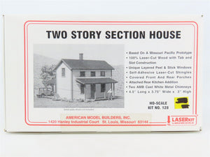 HO Scale American Model Builders LaserKit #128 Two-Story Section House - SEALED