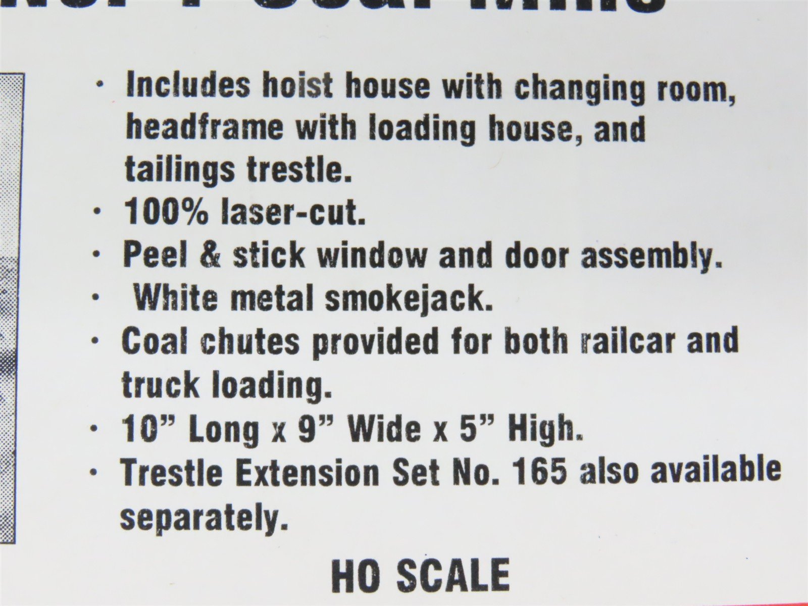 HO 1/87 Scale American Model Builders LaserKit #164 Martinsburg No. 1 Coal Mine