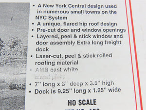 HO 1/87 Scale American Model Builders LaserKit #152 Big Four Freight House