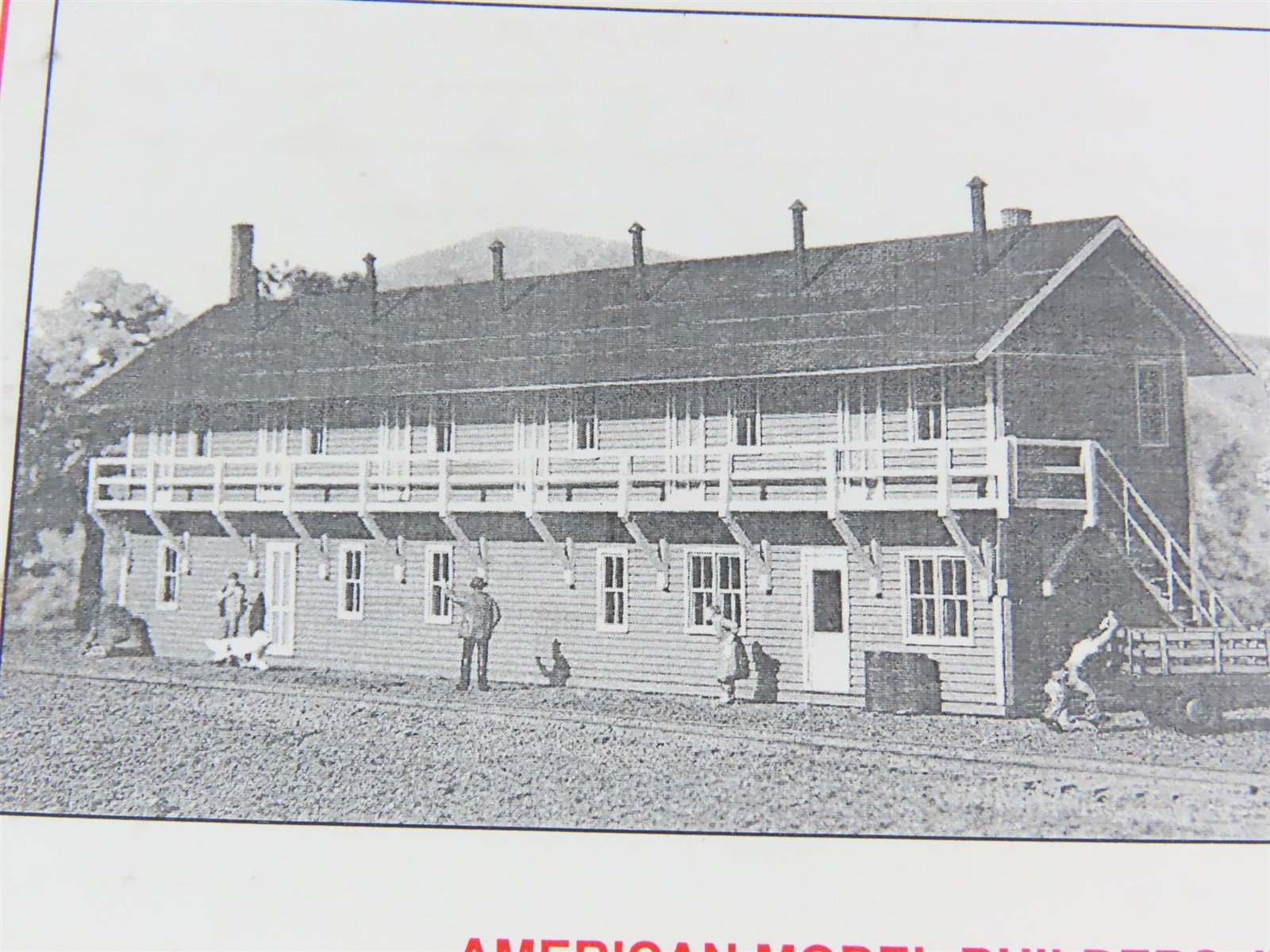 HO Scale American Model Builders LaserKit #713 Lineside Railroad Rooming House