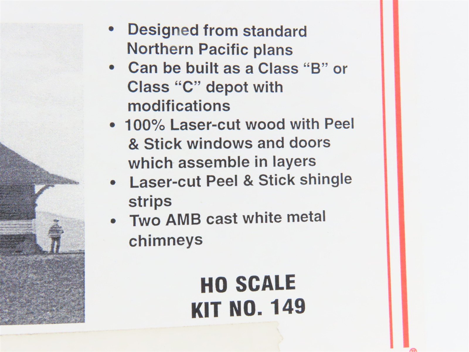 HO 1/87 Scale American Model Builders LaserKit #149 NP Class 