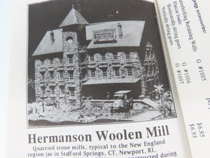 HO 1/87 Scale Railway Design Associates Resin Kit #1003 Hermanson Woolen Mill