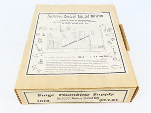 HO 1/87 Scale Paige Century Limited Craftsman Kit #1019 Paige Plumbing Supply