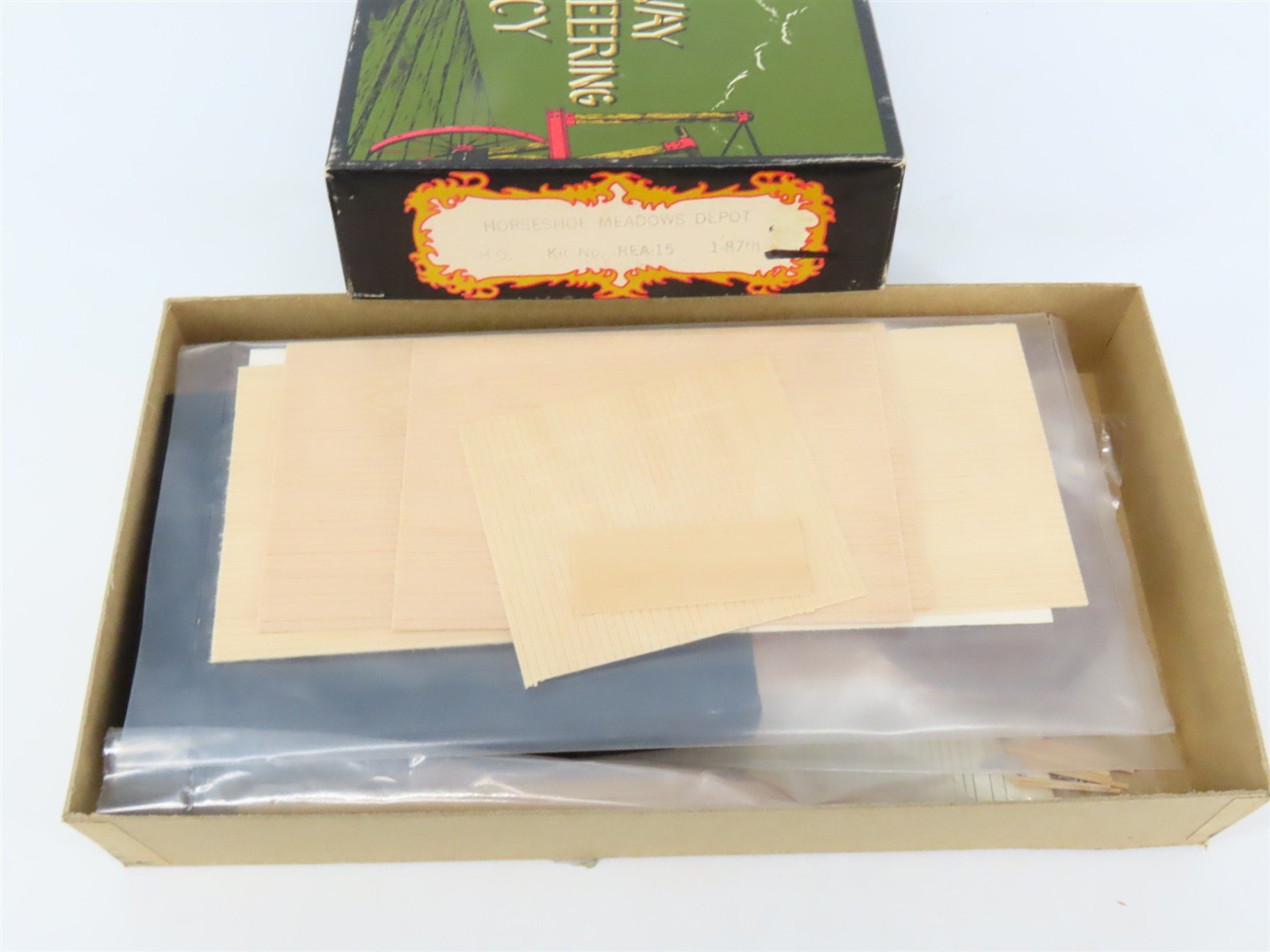 HO 1/87 Railway Engineering Agency Craftsman Kit #REA-15 Horseshoe Meadows Depot