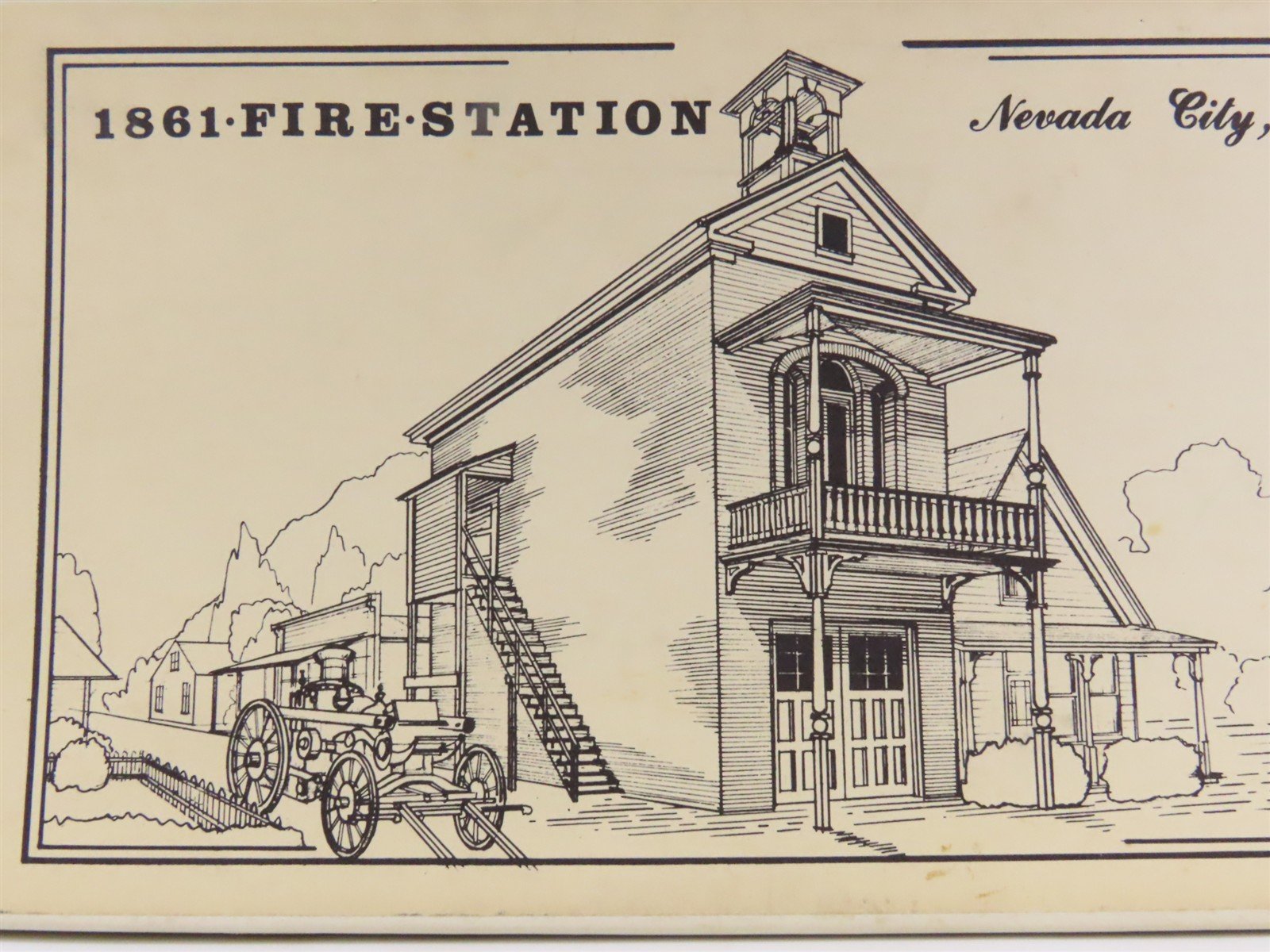 HO 1/87 Historical Scale Miniatures HSM Craftsman Kit #FS-18 1861 Fire Station