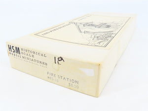 HO 1/87 Historical Scale Miniatures HSM Craftsman Kit #FS-18 1861 Fire Station