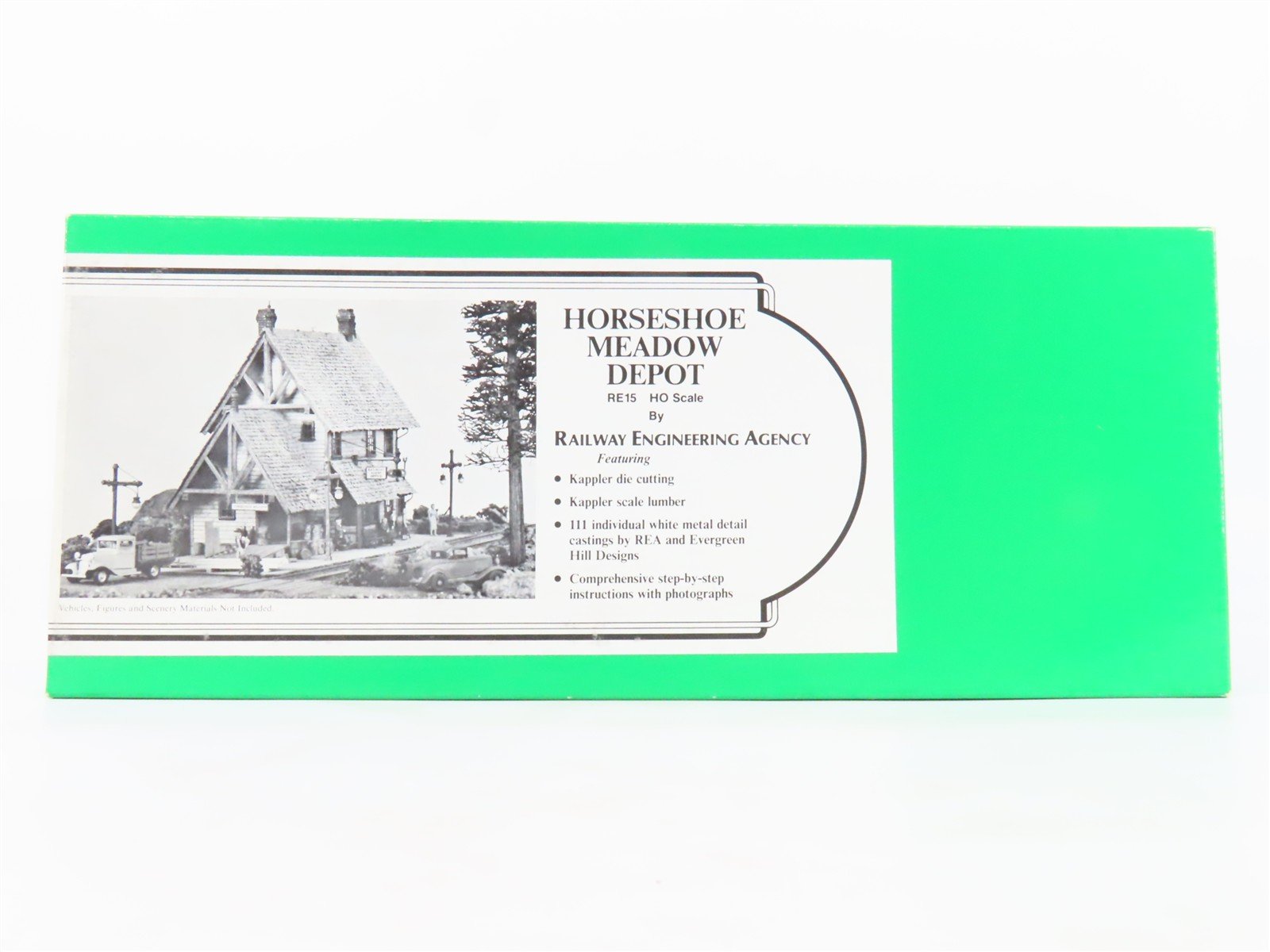 HO Railway Engineering Agency Craftsman Kit #RE15 Horseshoe Meadow Depot -SEALED