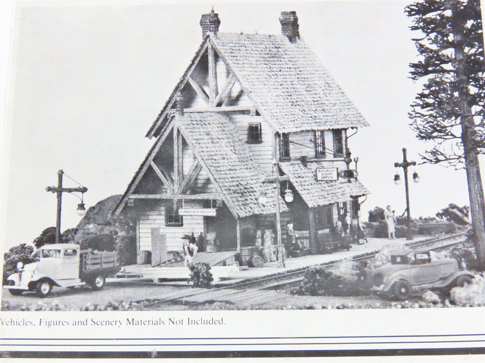 HO Railway Engineering Agency Craftsman Kit #RE15 Horseshoe Meadow Depot -SEALED