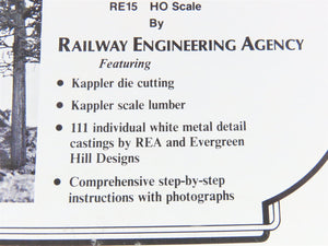 HO Railway Engineering Agency Craftsman Kit #RE15 Horseshoe Meadow Depot -SEALED