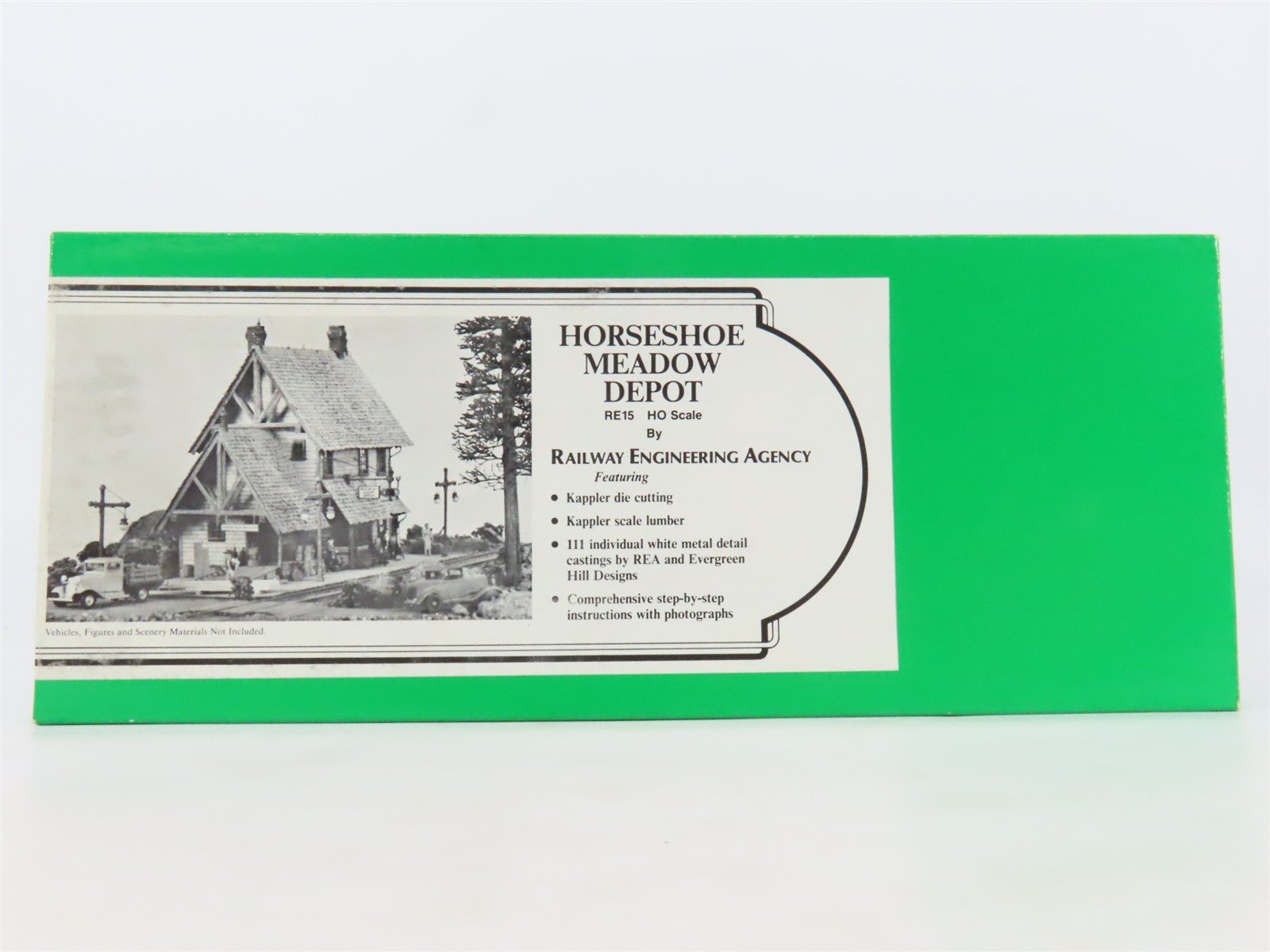 HO Railway Engineering Agency Craftsman Kit #RE15 Horseshoe Meadow Depot -SEALED