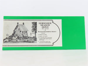 HO Railway Engineering Agency Craftsman Kit #RE15 Horseshoe Meadow Depot -SEALED