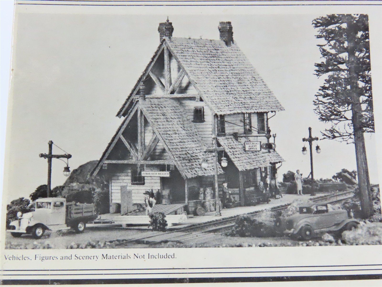 HO Railway Engineering Agency Craftsman Kit #RE15 Horseshoe Meadow Depot