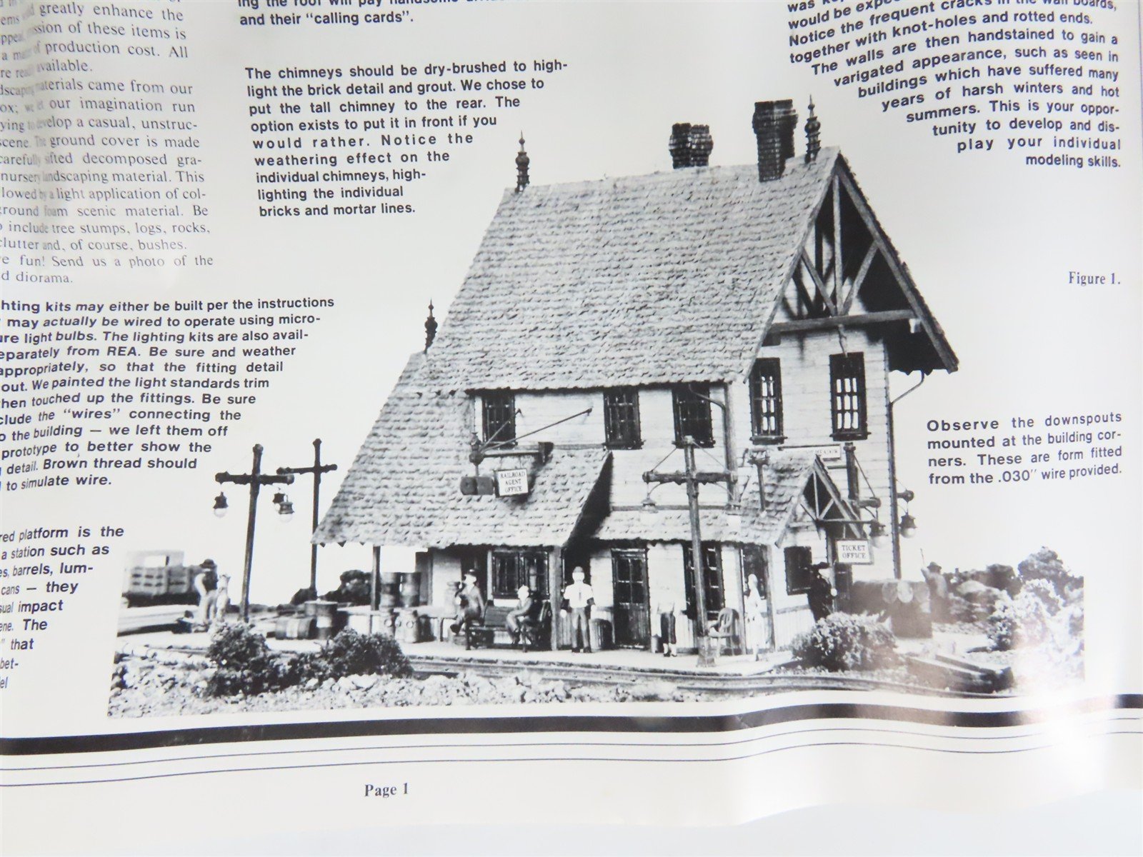 HO Railway Engineering Agency Craftsman Kit #RE15 Horseshoe Meadow Depot