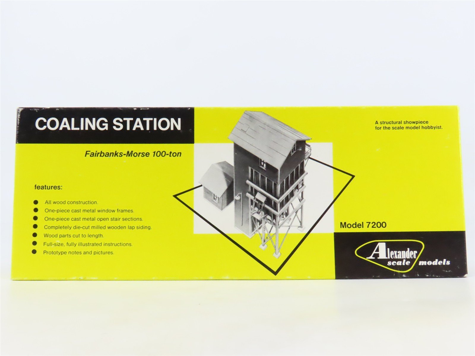 HO 1/87 Scale Alexander Scale Models Craftsman Kit #7200 Coaling Station